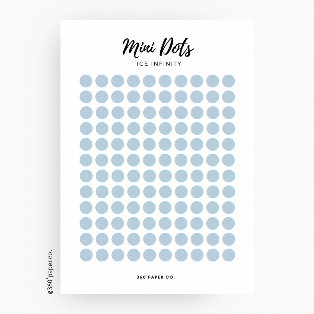 Ice Infinity Mini Dots Stickers