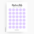 Sweet Cotton Candy Medium Dots Stickers