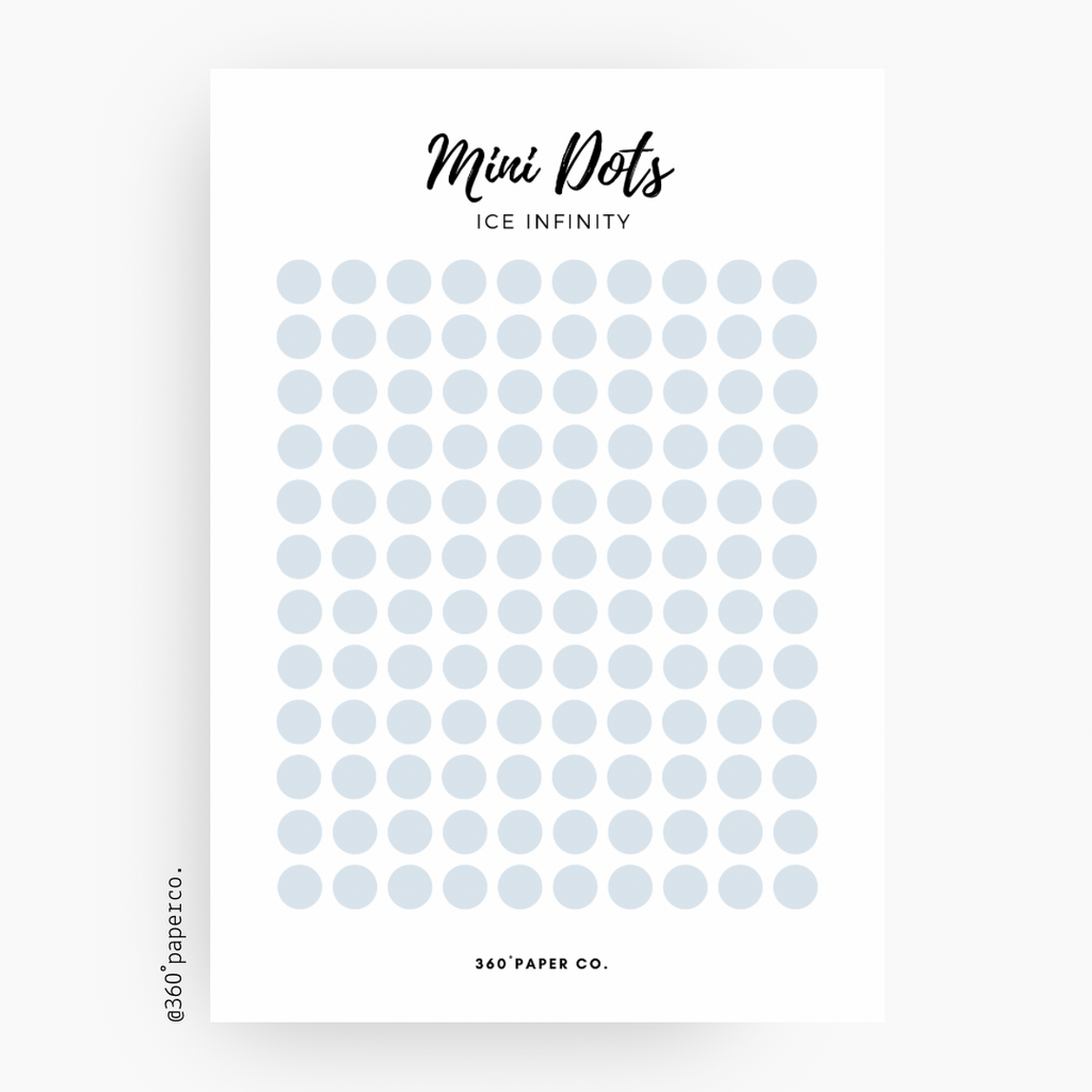 Ice Infinity Mini Dots Stickers