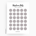 Rosy Flamingo Medium Dots Stickers