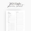 2025 Daily Planner Insert