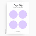 Sweet Cotton Candy Large Dots Stickers