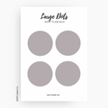 Rosy Flamingo Large Dots Stickers