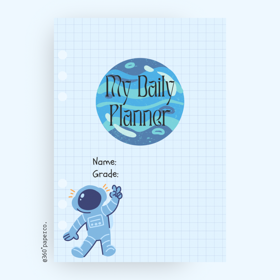 Boys’ Daily School Planner