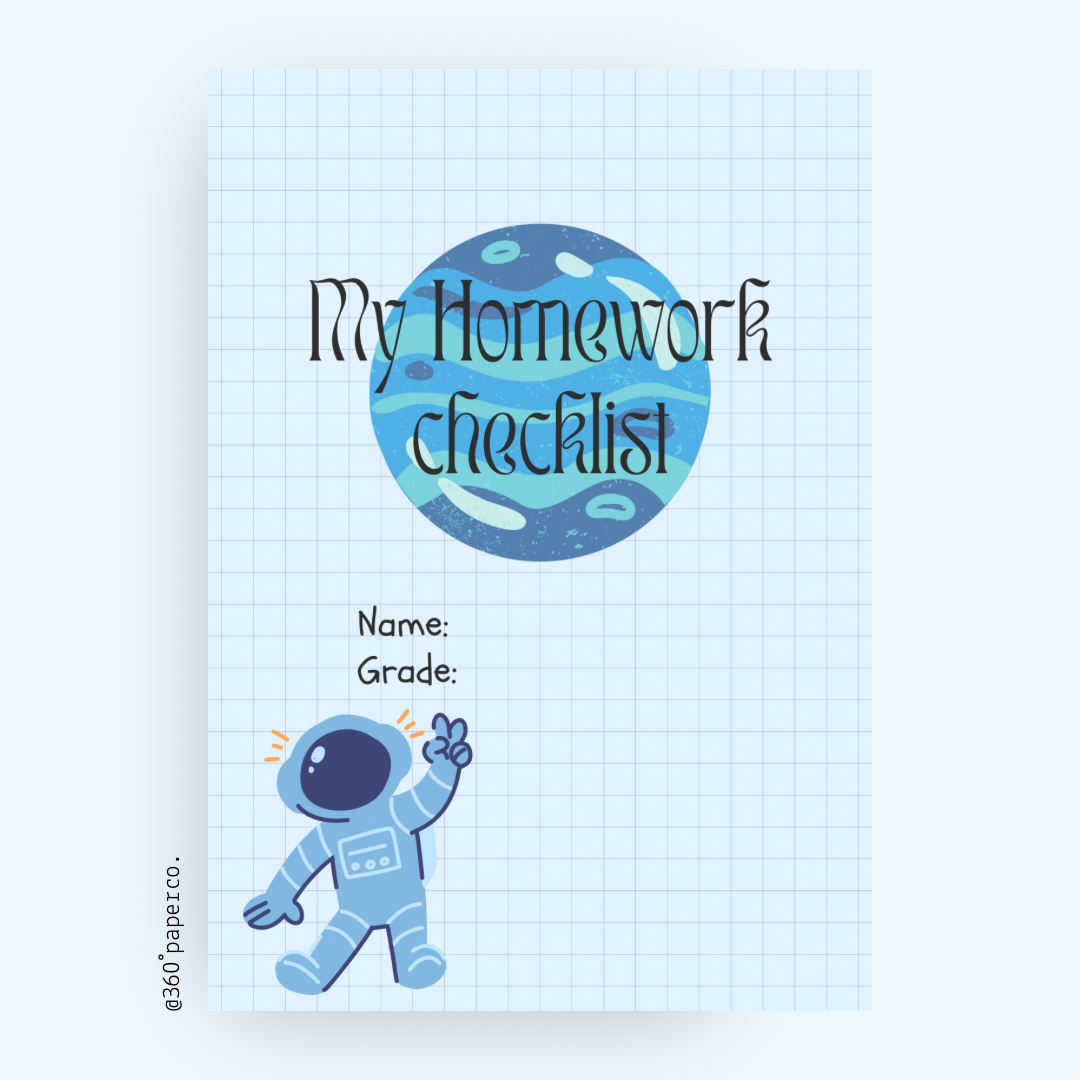 Boys’ Homework Checklist