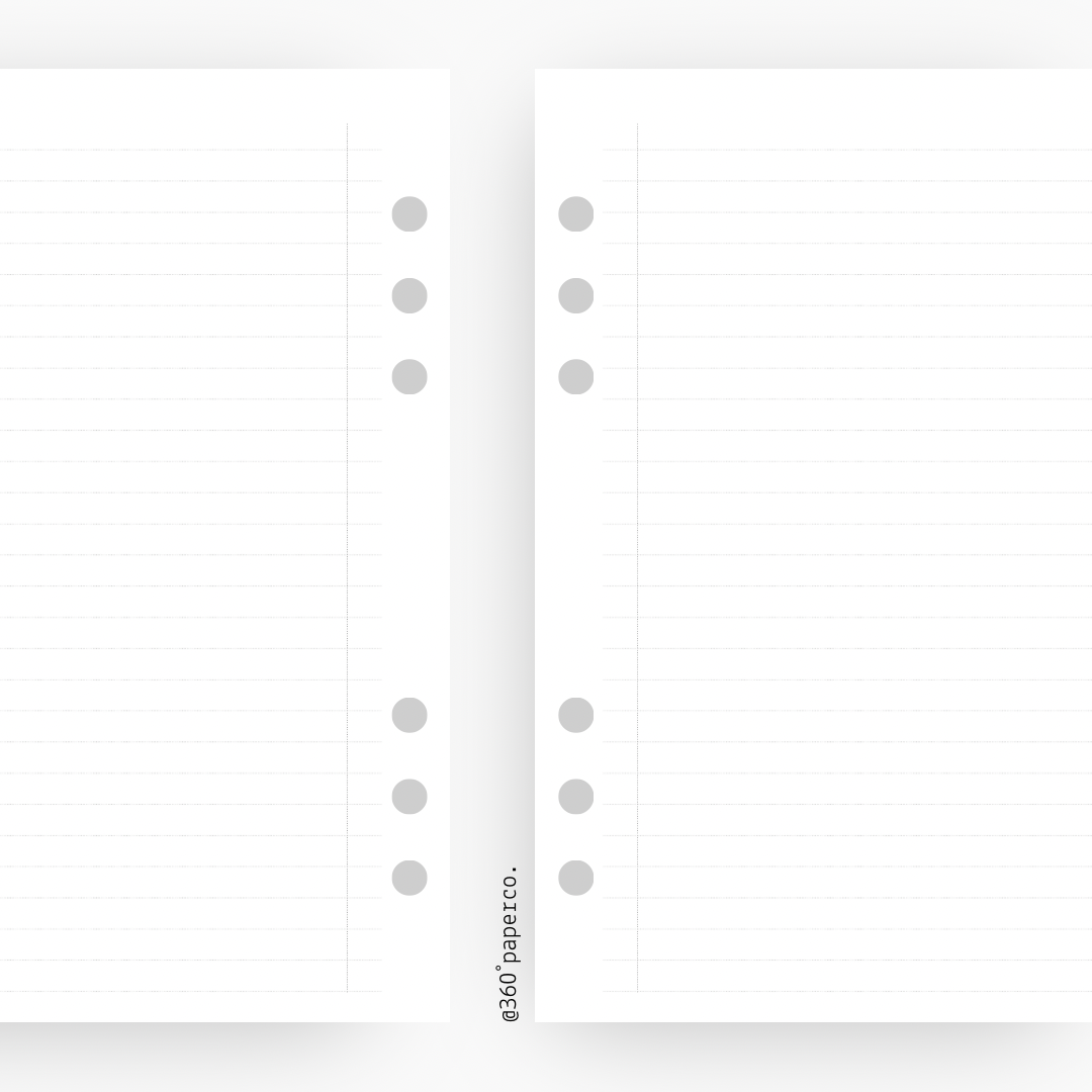 Lined Planner Insert