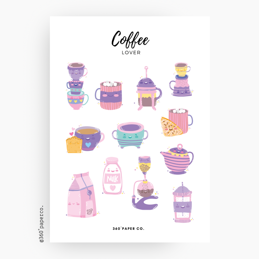 Coffee Lover Stickers