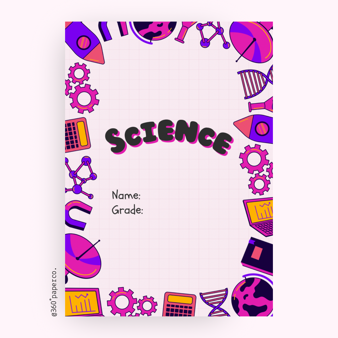 Subject Notebooks (English, Arabic, Science & Math)