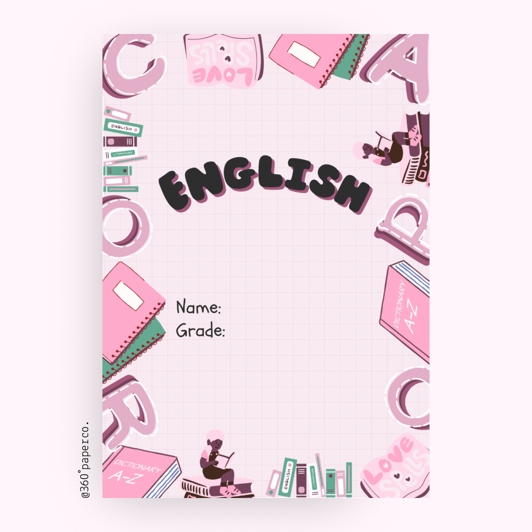 Subject Notebooks (English, Arabic, Science & Math)