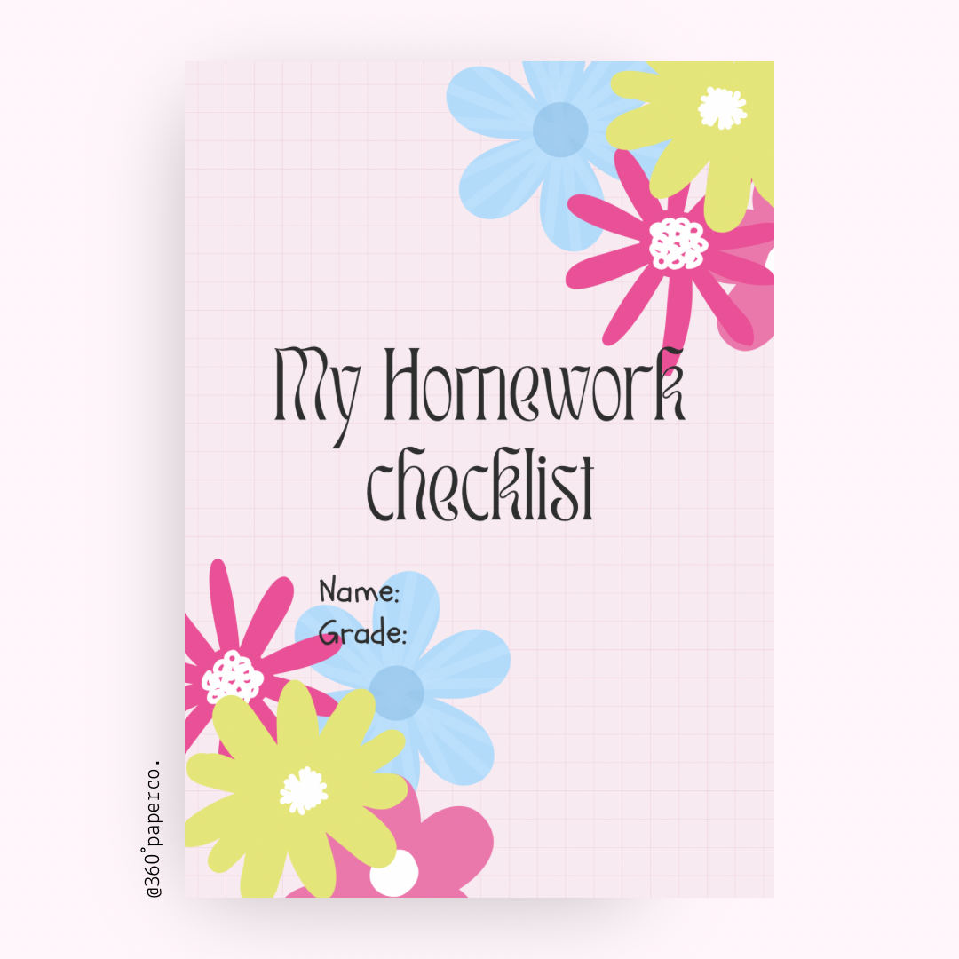 Girls’ Homework Checklist